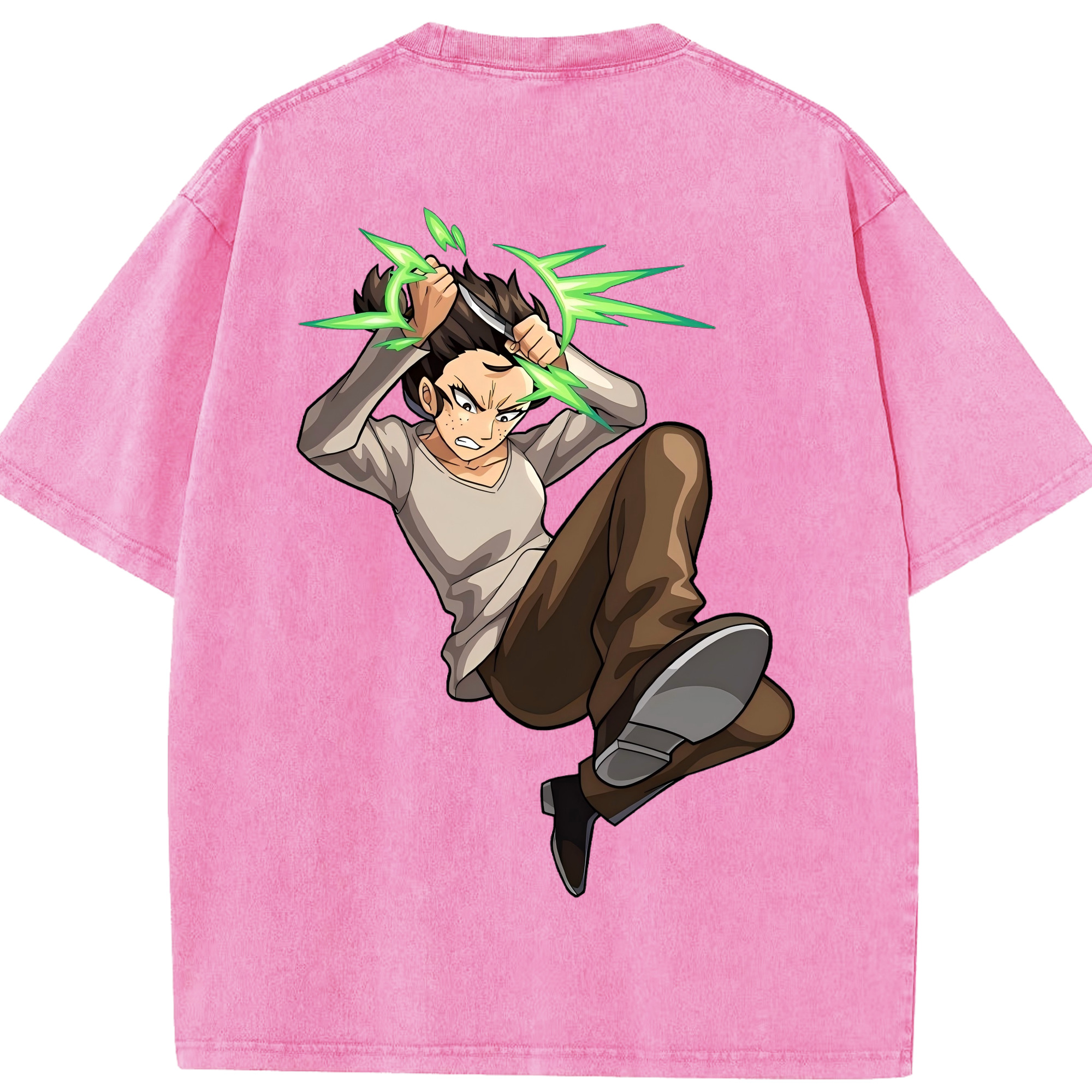 （画像用） 進撃の巨人 Attack on Titan 綿100% ヴィンテージ風 半袖Tシャツ（背面プリント）